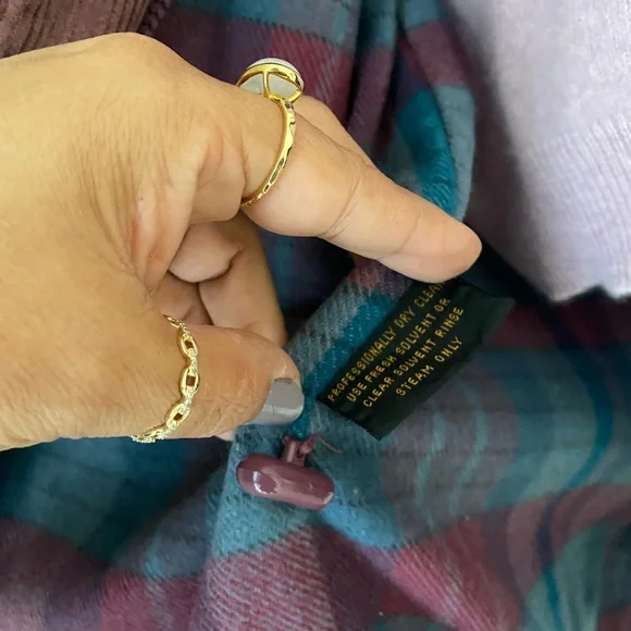 Rare Vintage Eddie Bauer Corduroy Barn Chore Coat Knit Collar Cuffs Mauve 80s - Picture 6 of 8